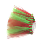 Red and Green Christmas Dog Tutu Skirt | XS-XXXL